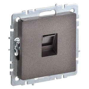 Розетка компьютерная ИЭК BRITE RJ45 кат.6 бронза (РК11-БрТБ)