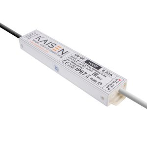 Блок питания для светодиодной ленты Kaisen 100W 24V 0-4,17A -30+40°С IP67 218х40х22 mm