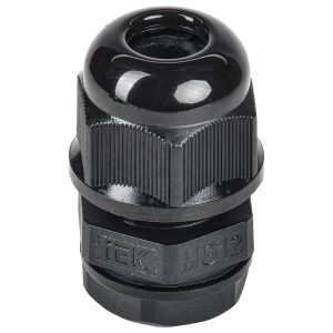 Сальник ИЭК MG 12 диаметр проводника 4-8мм IP68 черный
