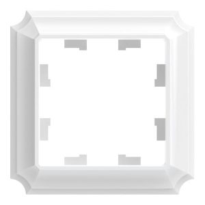 Рамка SE AtlasDesign Antique 1 пост, белый