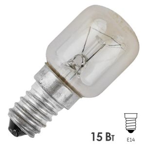 Лампа для холодильников и швейных машин Favor T25 15W 230V E14 прозрачная