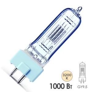 Лампа специальная галогенная Philips 6995i/BP GAD 1000W 240V GY9,5 250h 3200K (OSRAM 64748 XS)