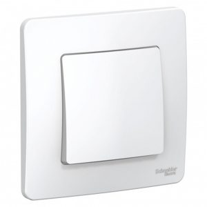 Переключатель 1-клавишный SE Blanca с/у IP44 10A 250В белый