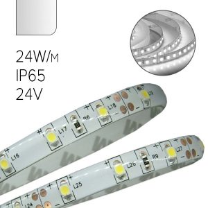 Светодиодная лента Foton FL-Strip 2835-SW120-NW 24W/m 4000K 24V 2500lm/m IP65 белый 10x5m