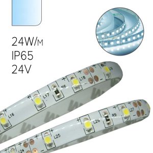 Светодиодная лента Foton FL-Strip 2835-SW120-CW 24W/m 6500K 24V 2500lm/m IP65 холодный белый 10x5m