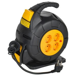 Катушка ИЭК Twist УК10 4местная 2P+PE/10м 3х1,5мм2 автосмотка