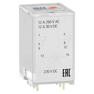 Реле промежуточное КЭАЗ OptiRel G RP55-32-24D-12-CO 2НО/НЗ 12А 24DC