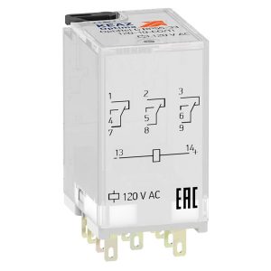 Реле промежуточное КЭАЗ OptiRel G RP55-33-240-10-CO/L 3НО/НЗ 10А 240AC LED