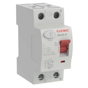 УЗО DKC YON MAX электромеханическое MDL100 16A 10mA тип АС 2P (ВДТ)