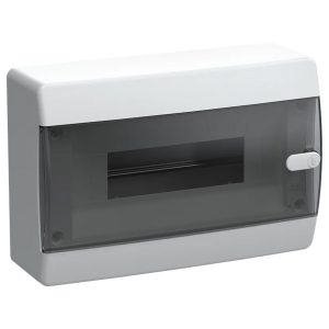 Щит накладной ИЭК UNION Compact ЩРН-П-12 12м прозрачная дверь IP41