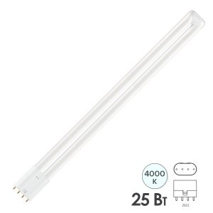 Лампа компактная светодиодная Ledvance DULUX L 55 LED 25W/840 4000K 2G11 3250Lm (ЭПРА-220V)