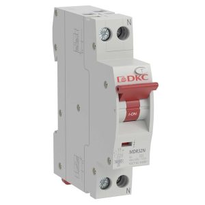 Дифференциальный автомат DKC YON max электронный MDR32 C32А 30мА тип А 1П+Н 6кА 1м (дифавтомат, АВДТ)