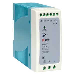 Блок питания EKF PROxima DR-M-40W-5 40Вт вход 80-264В АС стабилизированный выход 5В DC