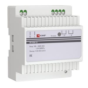 Блок питания EKF PROxima DR-45W-12 45Вт вход 100-240В АС стабилизированный выход 12В DC