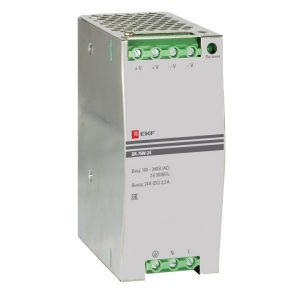 Блок питания EKF PROxima DR-75W-24 75Вт вход 100-240В АС стабилизированный выход 24В DC