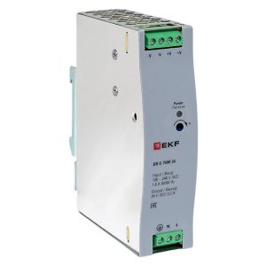 Блок питания EKF PROxima DR-E-75W-24 75Вт вход 80-264В АС стабилизированный выход 24В DC