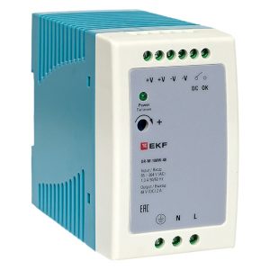 Блок питания EKF PROxima DR-M-100W-48 100Вт вход 80-264В АС стабилизированный выход 48В DC