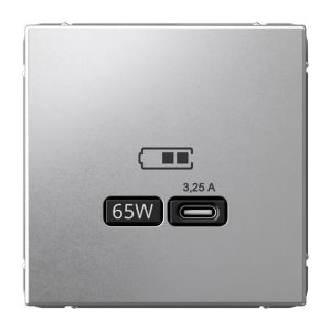 Зарядка USB SE ArtGallery тип-C 65Вт QC PD алюминий