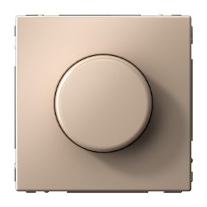 Светорегулятор SE ArtGallery поворотно-нажимной LED RC 400Вт песочный