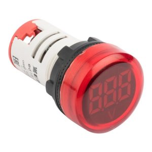 Индикатор значения напряжения EKF PROxima ED16-22VD 70-500В АС IP54 красный