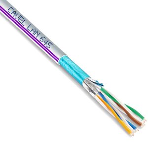 Кабель витая пара Cavel экранированный LAN 645 F/FTP 4х2хAWG23/1 cat 6a PVC [100м] (провод для интернета)