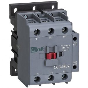 Контактор DEKraft КМ-102 95А 1НО+1НЗ 220/230В АС3 АС4