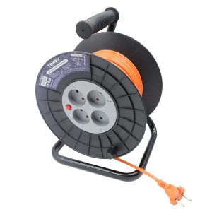 Удлинитель на катушке Tokov Electric 4х50м с заземлением 16А IP20 3х1.5 мм2