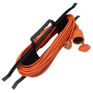 Удлинитель-шнур на рамке Tokov Electric 1х20м с заземлением 6А IP44 3х0.75 мм с защитной крышкой