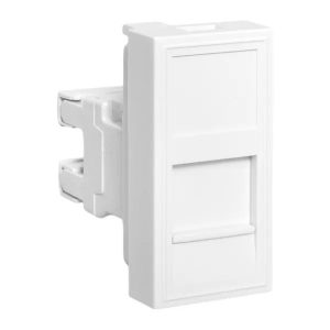 Розетка EKF C-Line RJ45 кат.5e 1 модуль белая