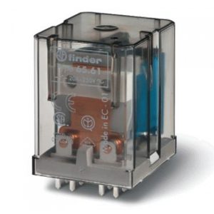 Силовое реле Finder 1NO+1NC 20A AgCdO 230В AC печатный монтаж