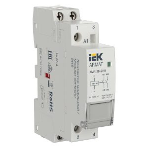 Контактор модульный ИЭК ARMAT KMR 2P 20A 2НО 230В АС
