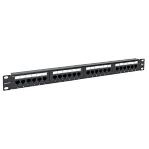 Патч-панель EKF Teracom 19'' Cat.5E 1U неэкранированная UTP 24 порта RJ-45 110 IDC
