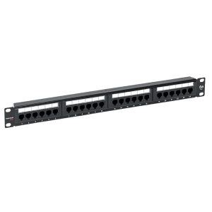 Патч-панель EKF Teracom PRO 19'' Cat.5E 1U неэкранированная UTP 24 порта RJ-45 Dual IDC органайзер