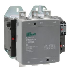 Контактор DEKraft КМ-102 400А 1НО+1НЗ 220/230В АС3 АС4