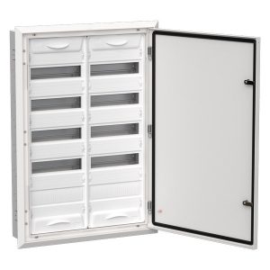 Щит металлический встраиваемый ИЭК TITAN5 ЩРв-120 120(2х5х12) модулей 880х625х130 IP31 белый