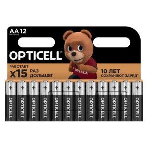 Батарейка AA Opticell LR6 Basic MN1500 1,5V алкалиновая (упаковка 12 шт) 6911332391121