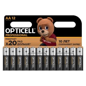 Батарейка AA Opticell LR6 Professional MN1500 1,5V алкалиновая (упаковка 12 шт) 6911332394122