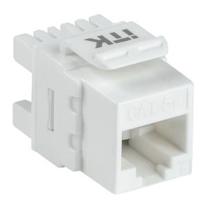 Розеточный модуль ITK Jack кат 5E UTP Keystone неэкранированный 110 IDC 180