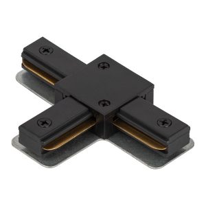 Коннектор ЭРА TR-1PA-СT-BK T-образный для однофазного шинопровода черный