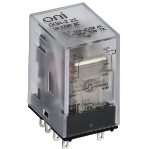 Реле общего назначения ONI (ИЭК) OGR-2 10A 2NO/NC 220В AC