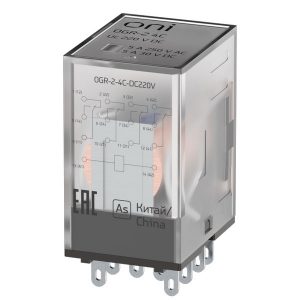 Реле общего назначения ONI (ИЭК) OGR-2 5A 4NO/NC 220В DC