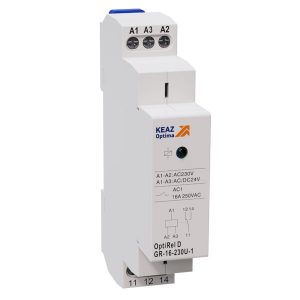 Реле промежуточное модульное КЭАЗ OptiRel D GR-16-230A-3 16А 3НО/НЗ 230В АС 1м