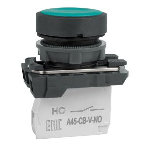Кнопка КЭАЗ OptiSignal D22 C5-P-310 1НО IP65 зеленая пластик