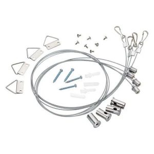 Комплект подвесов Русский Свет CP 10 Suspension set 1 м. для подвесного монтажа светильников серый