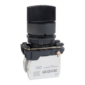 Переключатель КЭАЗ OptiSignal D22 C5-S-21 2 положения с фиксацией 1НО IP65 пластик