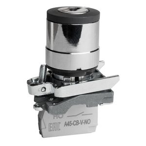 Переключатель КЭАЗ OptiSignal D22 C4-SK-21 с ключем 2 положения с фиксацией 1НО IP65 металл