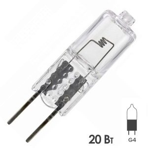 Лампа специальная галогенная Narva 55919 20W 12V G4