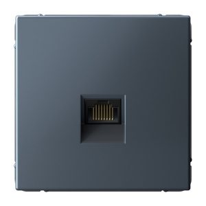 Розетка одинарная компьютерная RJ45 SE ArtGallery категория 5е грифель