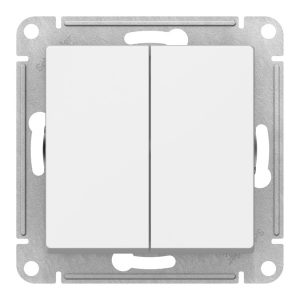 Двухклавишная кнопка SE AtlasDesign 10A, лотос