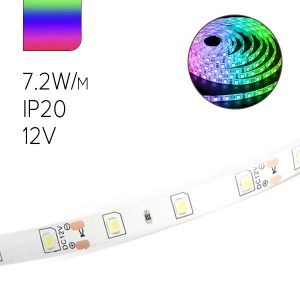Лента светодиодная TDM SMD5050 30 LED/m 7,2 W/m RGB 12V IP20 (5 метров)